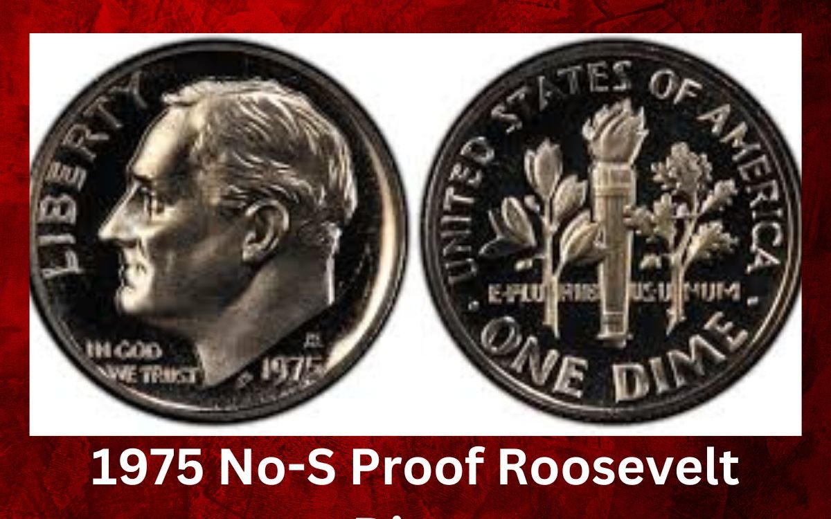 1975 No-S Proof Roosevelt Dime