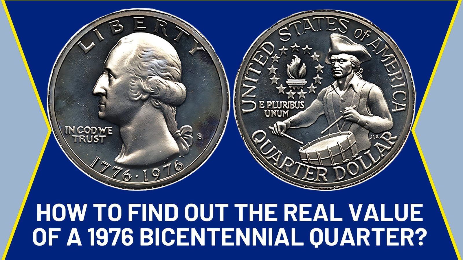 How to find out the real value of a 1976 Bicentennial Quarter?