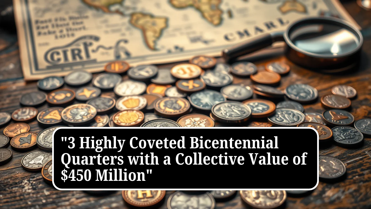 3 Highly Coveted Bicentennial Quarters with a Collective Value of $450 Million