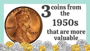 3 coins from the 1950s that are more valuable than gold!