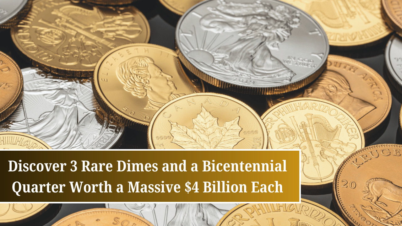 Discover 3 Rare Dimes and a Bicentennial Quarter Worth a Massive $4 Billion Each