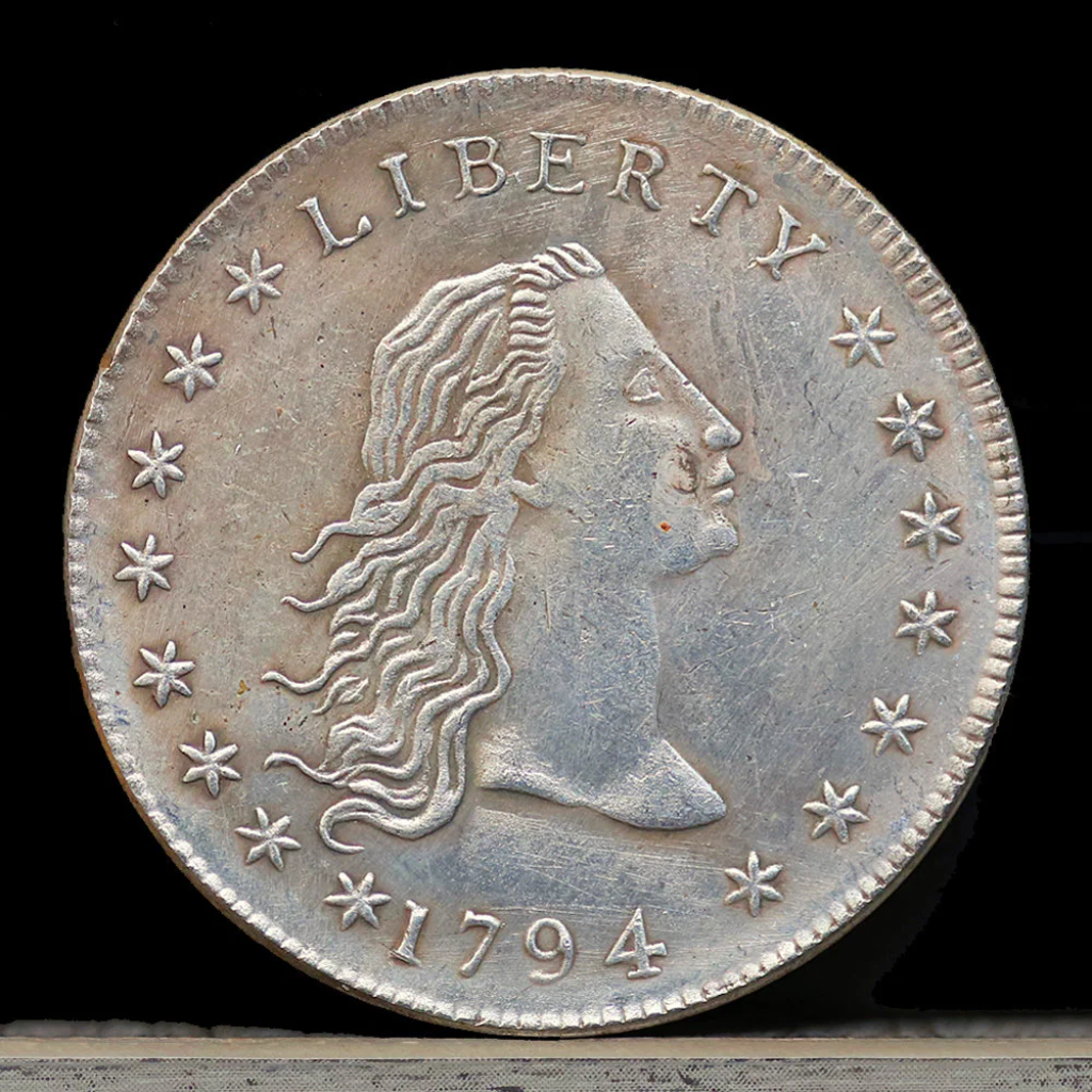 Flowing Hair Silver Dollar 1794