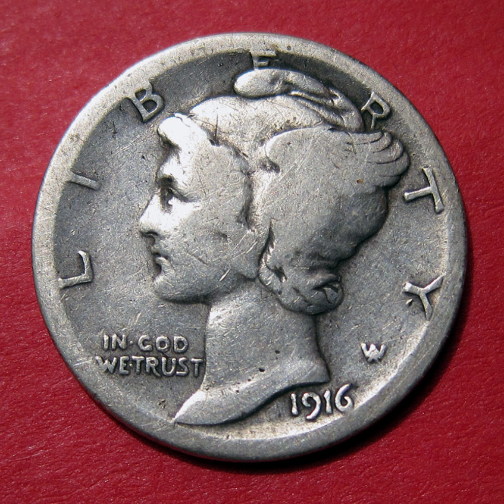 The 1916 Mercury Dime